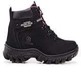 Bota Segurança Masculina E Feminina Ortopetica Em Couro Legitimo Com C A Preto Rosa Br Footwear Size System Adult Numeric Numeric 36 