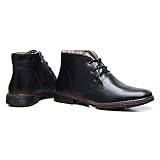 Bota Social Masculina De Couro Preto Estilo Casual CM Shoes 45 