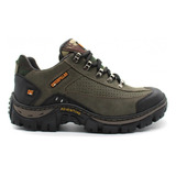 Bota Tenis Cano Curto Adventure Couro Legítimo