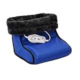 Bota Térmica Pantufa Nylon Elétrica Controle 2 Temperaturas Azul Sulterm 220v