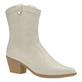 Bota Texana Feminina Western Salto Grosso