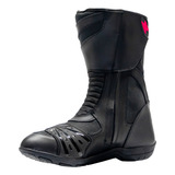 Bota Texx Masculina Moto Impermeável Strike V2 Proteção Conforto Motociclista Resistente Couro Cano Longo Tipo Coturno Rígido Tamanho 38