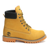 Bota Timberland Inch 7 Forro De Couro Feminina
