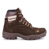 Bota Timberland Original De Couro Resistente Lançamento