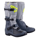Bota Trilha Motocross Alpinestars Tech 3 Cinza Off Road