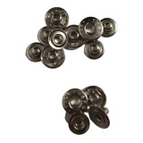 Botão Colchete N 14 Níquel E Ouro Velho Kit C 200 Sortido