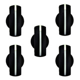 Botão Cooktop Continental Mabe Preto 5 Peças