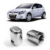 Botão Cromado Alavanca Freio De Mão Hyundai I30 2009 2012
