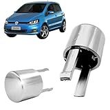 Botão Cromado Pino Alavanca Freio De Mão Compatível Com Fox 2015 2016 2017 2018 2019 2020 2021 2022