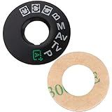 Botão De Cobertura Da Placa De Identificação Com Mostrador De Modo Para Reparo De Câmera Digital Canon EOS 5d Mark IV 5d4 5div