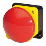 Botão De Comando Cogumelo 1 Nc Momentaneo Vermelho