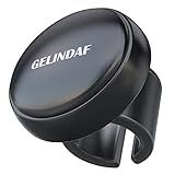 Botão De Volante De Carro Giratório De Volante Suave Com Rolamento Puxadores Universais De Silicone Para Volante De Veículo Com Bola Suicida Para Carro SUV Caminhões Tratores Barco Sem Necessidade De Ferramentas Preto 