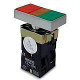 Botão Duplo Liga Desliga Iluminado Metálico BW8365 220V 1NA 1NF