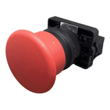 Botão Emergência Cogumelo Vermelho S  Trava 1 Nf 22mm   1 Un