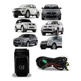 Botão Farol Milha L200 Triton Pajero Full Dakar Tr4 Asx