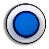 Botão Fliperama Azul Pbs29 Kit 100 Peças