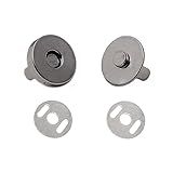 Botão Imantado Grande Nybc 18Mm Onix Com 50 Unidades