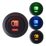 Botão Interruptor Farol Milha Universal Luz Red Bt1975red