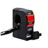 Botão Interruptor Liga Desliga Carregamento Usb Motos