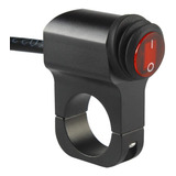 Botão Interruptor On Off Guidão Moto Universal C Led 12v