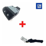Botão Interruptor Trava Porta Plug Conector Onix Prisma