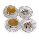 Botão Knob Rádios Antigos  kit 5 Botões Cristal Ou Marrom 