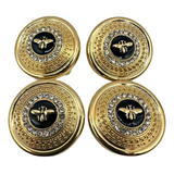 Botao Metal Besourinho Tam 36 Dourado Kit 10 Uni Premium