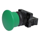 Botão Plástico Cogumelo 40mm Verde 1na P20am Metaltex i 