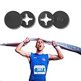 BOTÃO PRESSÃO FIXADOR NÚMERO PEITO MARATONA CORRIDA TRIATHLON PRENDEDOR CLIP FIXADOR