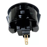 Botão Preto Tipo Sanwa 33mm Arcades Fliperamas Bartop