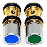 Botão Seringa Tríplice Kit Azul E Verde Modelo Novo Dabi