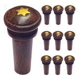 Botão Viola Tamarindo Star Gold Antoni Marsale kit Com 10 