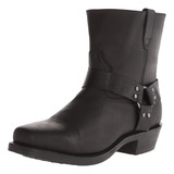 Botas Curtas Masculinas Vintage De Cowboy Com Corrente Alta