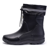 Botas De Chuva Adultas Moda Tubo Médio
