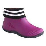 Botas De Chuva Femininas De Borracha Antiderrapante De Tubo