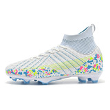 Botas De Futebol Unissex E Tênis De Campo Resistentes Ao Des