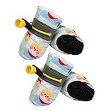Botas De Inverno Para Cães Sapatos Protetores De Pata De Cachorro 4X Com Botinhas De Cachorro Com Cordão Para O Inverno Protetores De Pata De Gato Leves E Antiderrapantes Com Fundo Macio Para Camin