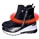 Botas De Neve Femininas Impermeáveis Botas De Neve De Inverno Para Mulheres Botas Quentes De Inverno Botas De Tornozelo Sapatos Ao Ar Livre Impermeáveis Botas Forradas De Pele Kumprohu