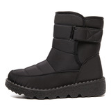 Botas De Neve Femininas Quentes E Impermeáveis Sapatos Ca