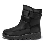 Botas De Neve Femininas Quentes E Impermeáveis Sapatos Ca