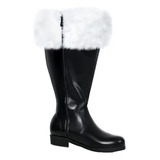 Botas Longas Com Boca De Neve De Pelúcia Para Papai Noel