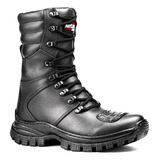 Botas Netzer Coturno Militar Couro Legítimo Motociclista