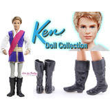 Botas Para Boneco Ken Barbie Sapato Príncipe Sapatinhos