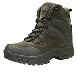 Botas Táticas Para Esportes Ao Ar Livre Impermeável Respirável Cano Alto Verde 42