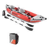 Bote Caiaque Inflável Excursion Pro K2 Remos Bomba Intex