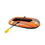Bote Inflável Com 2 Remos E Bomba De Ar - Hydro-force Raft - Belfix -Laranja-