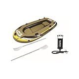 Bote Inflável Fishman 350- Conjunto Com Remos E Bomba De Ar- Capacidade 340kg- 305cm X 136cm