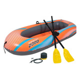 Bote Inflavel Hydro force 2 Pessoas Bomba Par Remos Belfix