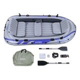 Bote Inflável Intex Excursion 5 Com Remos 366cm Até 455kg