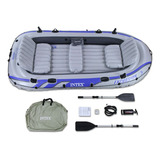 Bote Inflável Intex Excursion 5 Com Remos 366cm Até 455kg
